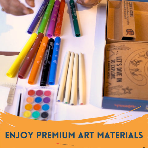 Madhubani Magic DIY Art Kit: Unwind With An Iconic Indian Art Tradition